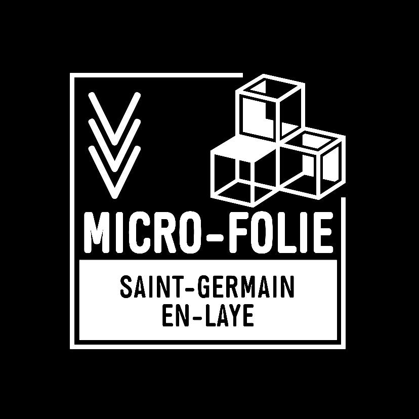 Logo Micro folie noir et blanc
